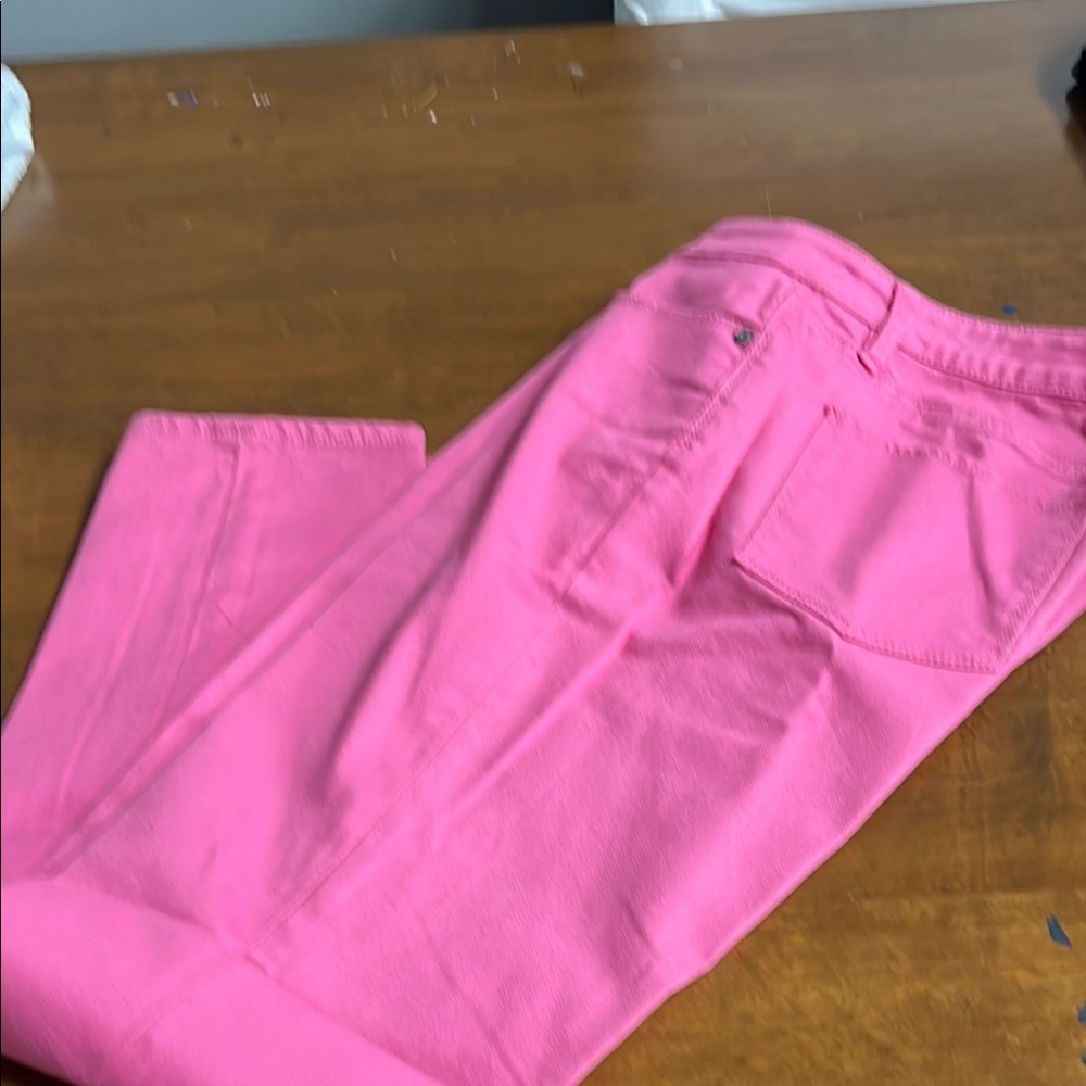 Talbots Vibrant Pink Straight Leg Pants